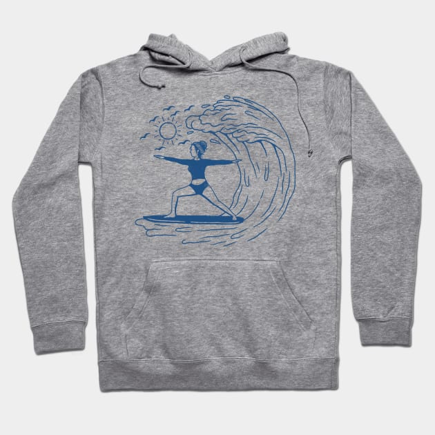 Yoga Surf Girl Hoodie by Shankara